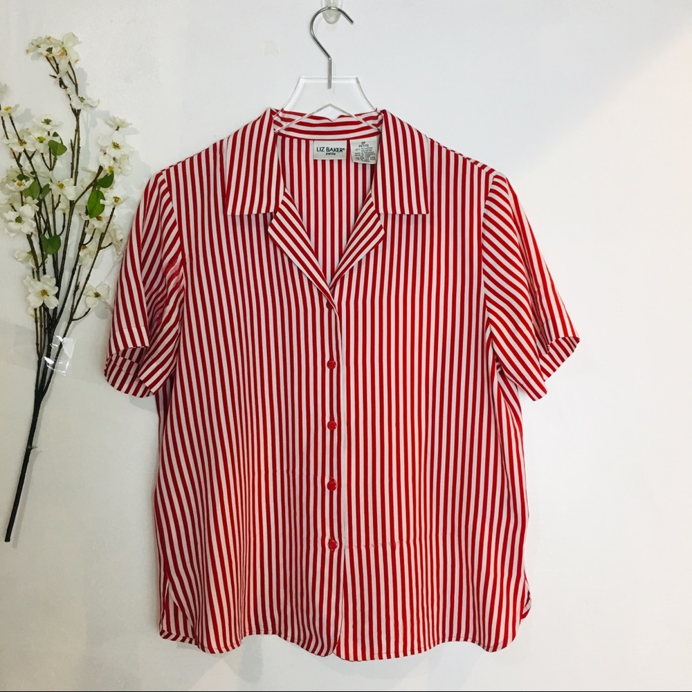 🌜3/$25 Liz Baker| Vintage Button Down Top